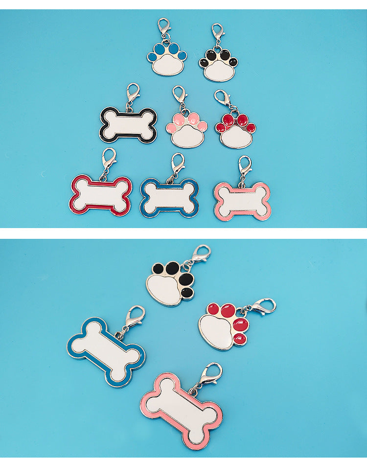 Placa de identificación personalizada para mascotas: placa para collar de perro o gato, colgante grabado para mascotas pequeñas y medianas, impresión de diseños personalizados disponible.