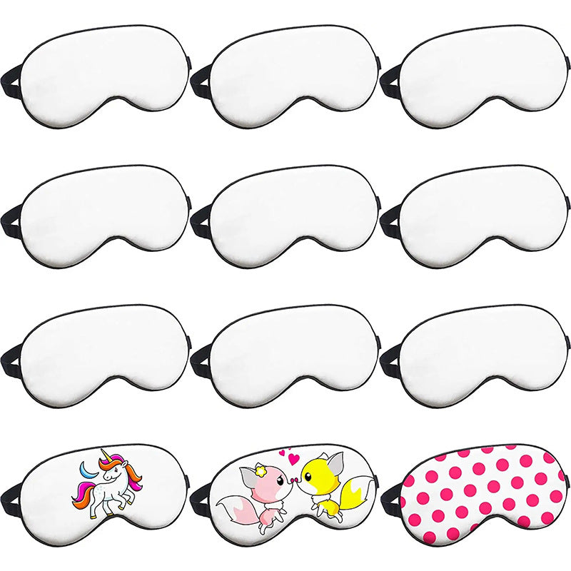 Sublimation Gel Eye Mask | Hot & Cold Compress Sleep Eye Mask | Custom Heat Transfer Blank