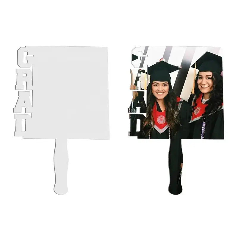 Graduation Gift Sublimation GRAD Cork Memo Board with MDF Keychain – Blank Heat Transfer Board for Personalized Gifts