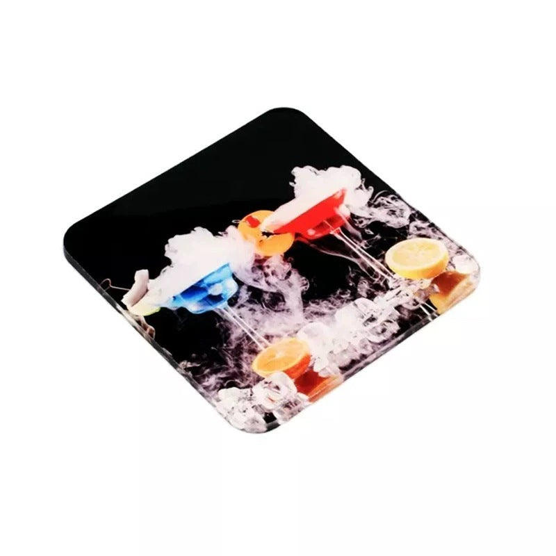 Imán acrílico para nevera con sublimación | Imán para nevera en blanco con transferencia térmica | Decoración fotográfica magnética suave DIY