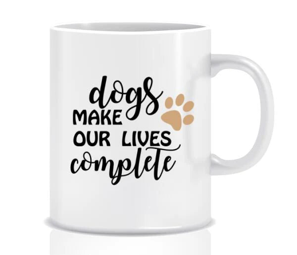 Man and Dog Personalized Mug