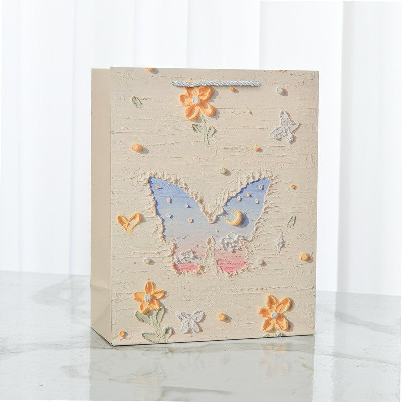 Bolsas de regalo pequeñas de papel kraft con asas, 14 × 15 × 7 cm – Bolsas reciclables para regalos de joyería, estudiantes, fiestas o pequeños obsequios.