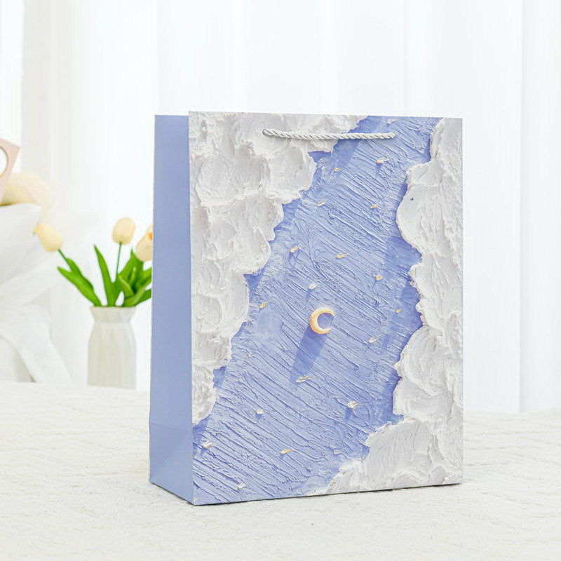 Bolsas de regalo pequeñas de papel kraft con asas, 14 × 15 × 7 cm – Bolsas reciclables para regalos de joyería, estudiantes, fiestas o pequeños obsequios.